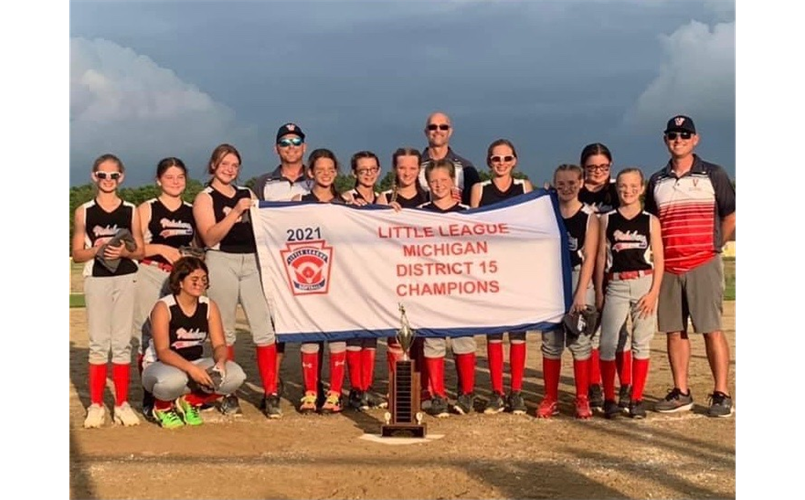 2021 Major Softball District 15 Champions