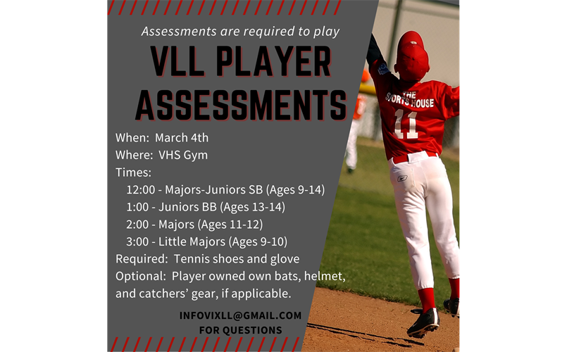 2023 Player Assessments